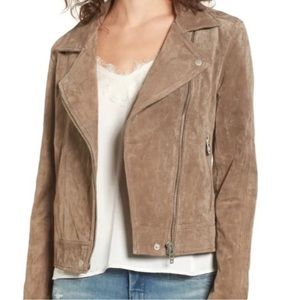BLANKNYC Next Level Suede Moto Jacket